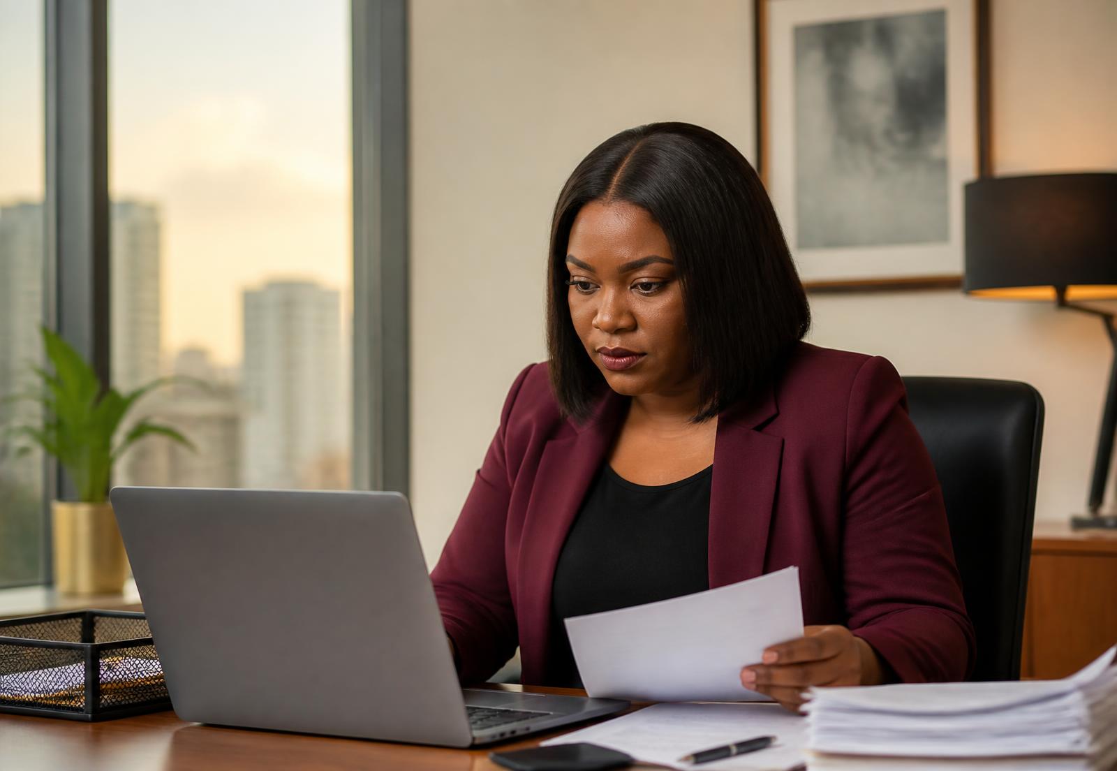 Credit and compliance review at Option Financial Services