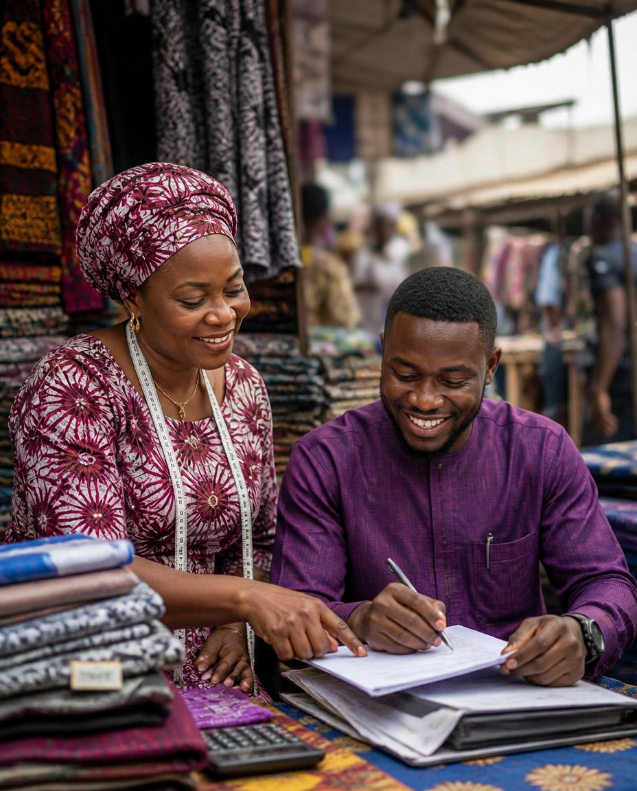 Nigerian SME owners with OFS